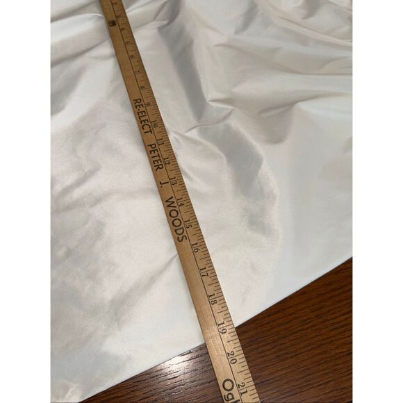 Vintage Vanity Fair White Nylon Half Slip Skirt – Embroidered Hem, Side Slit, Si - Picture 11 of 16